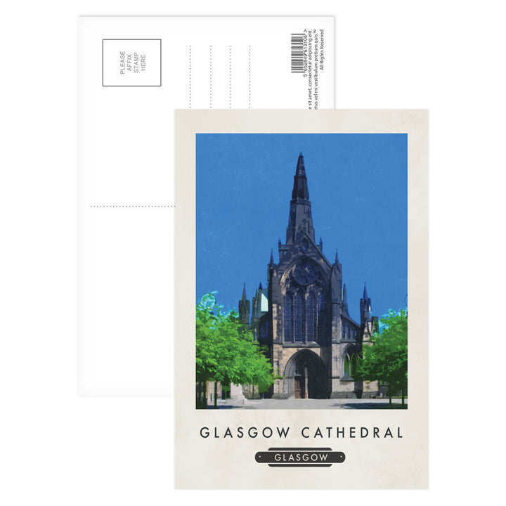 Glasgow Cathedral, Scotland Postcard Pack