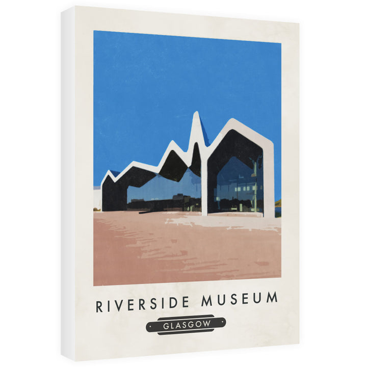 The Riverside Museum, Scotland 60cm x 80cm Canvas