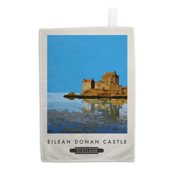 Eileen Donan Castle, Scotland Tea Towel