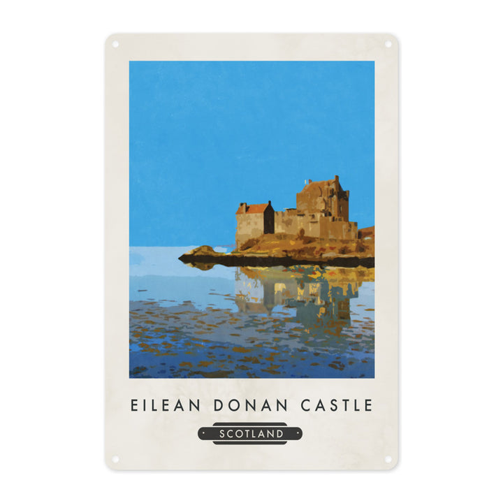 Eileen Donan Castle, Scotland Metal Sign