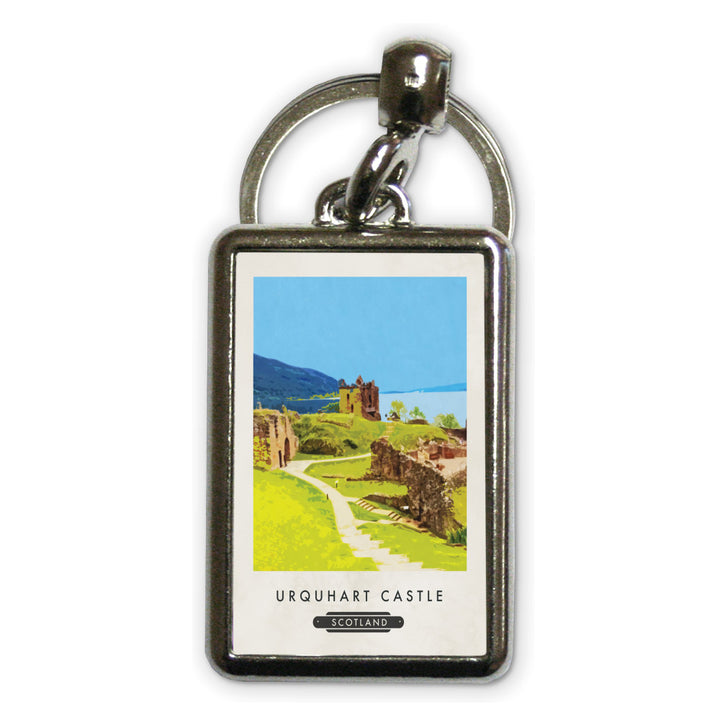 Urquhart Castle, Scotland Metal Keyring