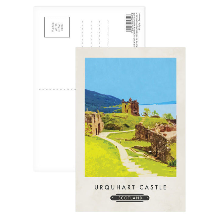 Urquhart Castle, Scotland Postcard Pack