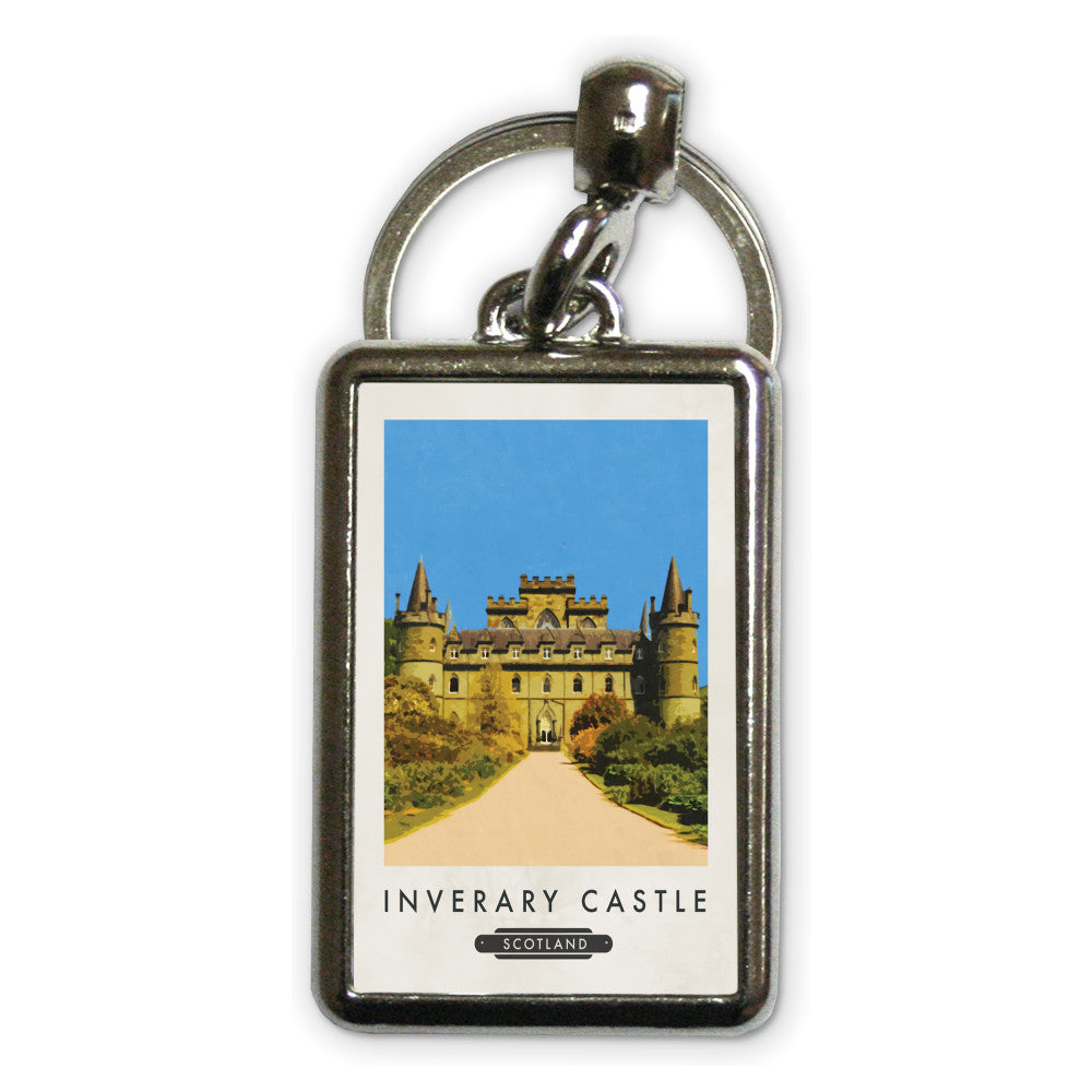 Inveraray Castle, Scotland Metal Keyring