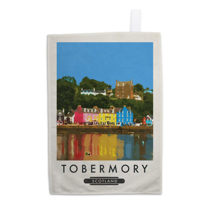 Tobermory, Scotland Tea Towel