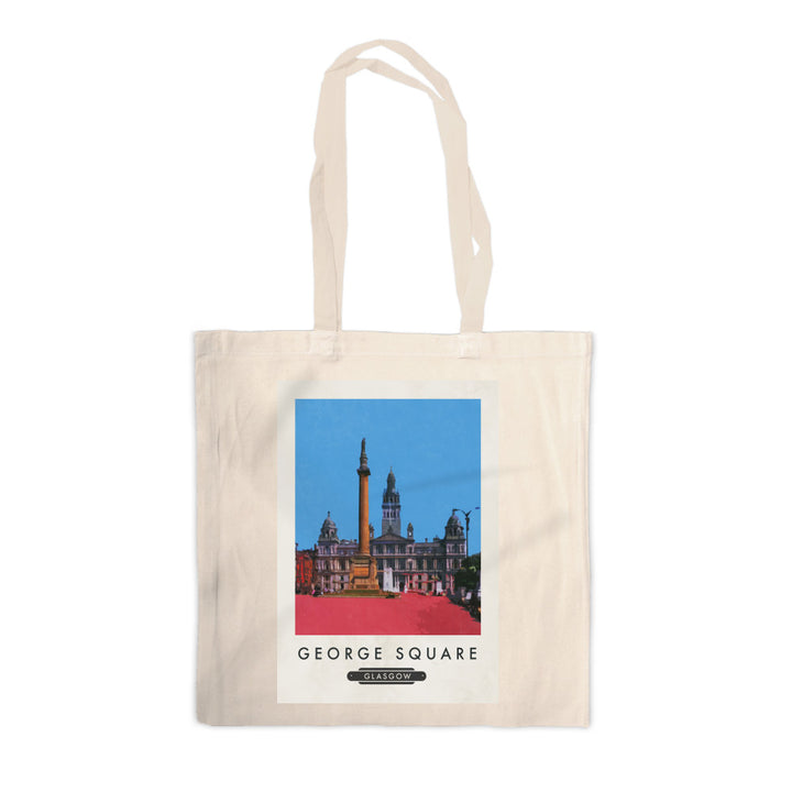 George Square, Glasgow, Scotland Canvas Tote Bag