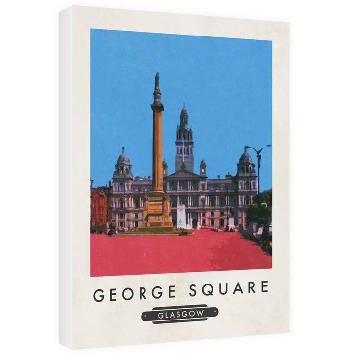 George Square, Glasgow, Scotland 60cm x 80cm Canvas