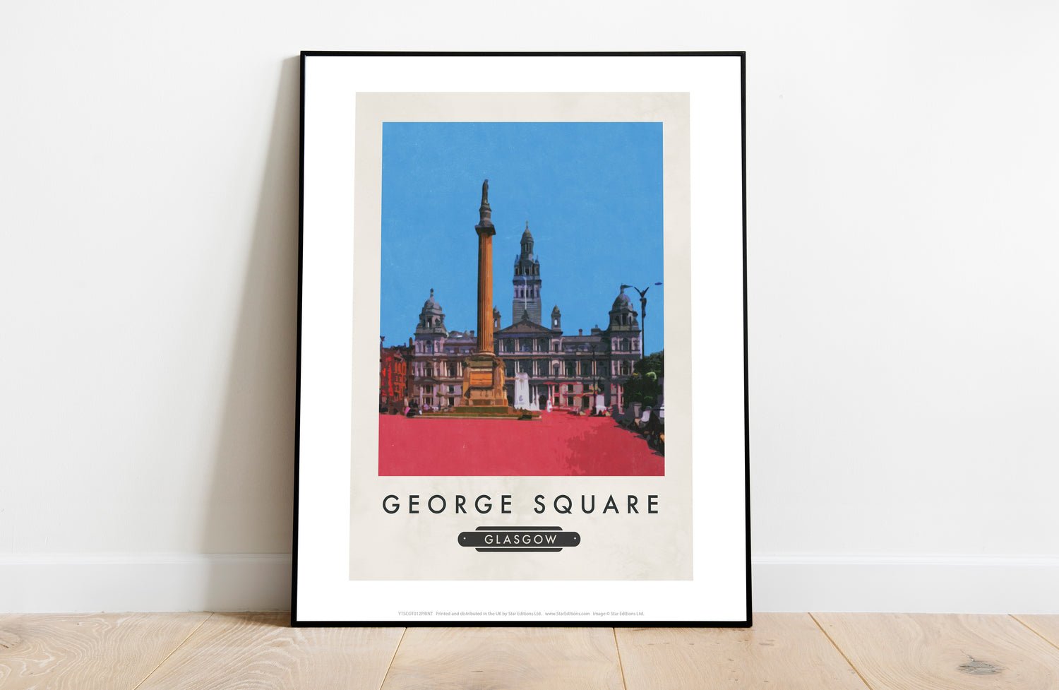 George Square, Glasgow, Scotland - Art Print