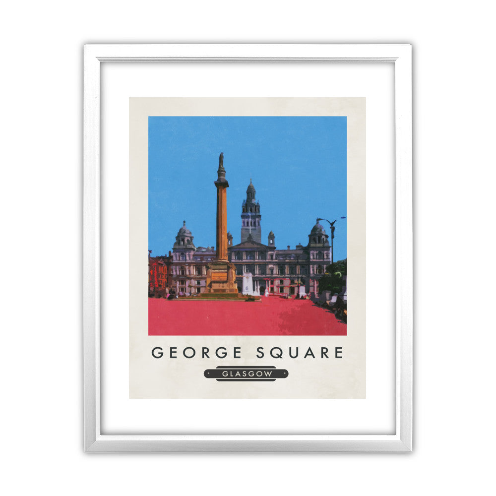 George Square, Glasgow, Scotland - Art Print