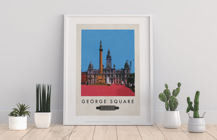 George Square, Glasgow, Scotland - Art Print