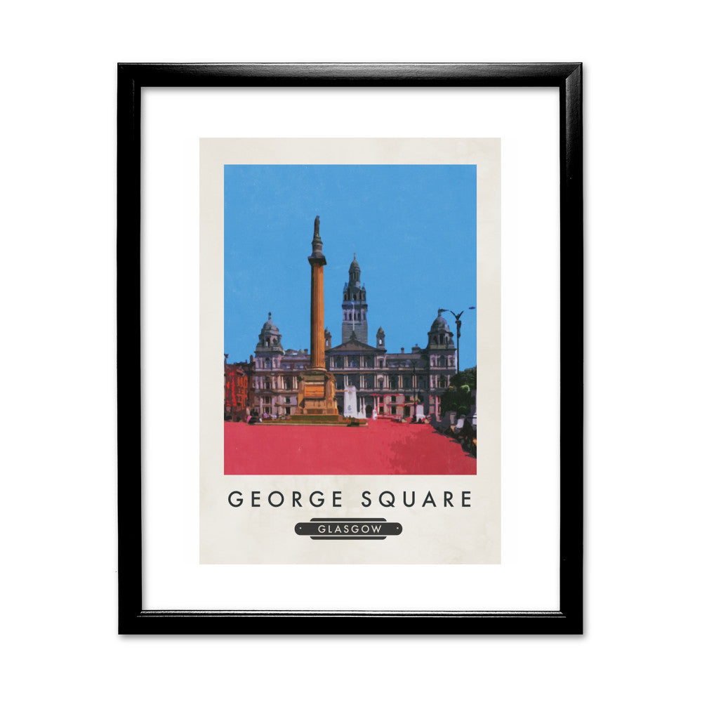 George Square, Glasgow, Scotland - Art Print