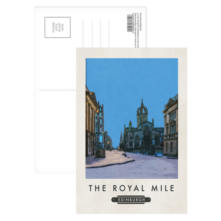 The Royal Mile, Edinburgh, Scotland Postcard Pack