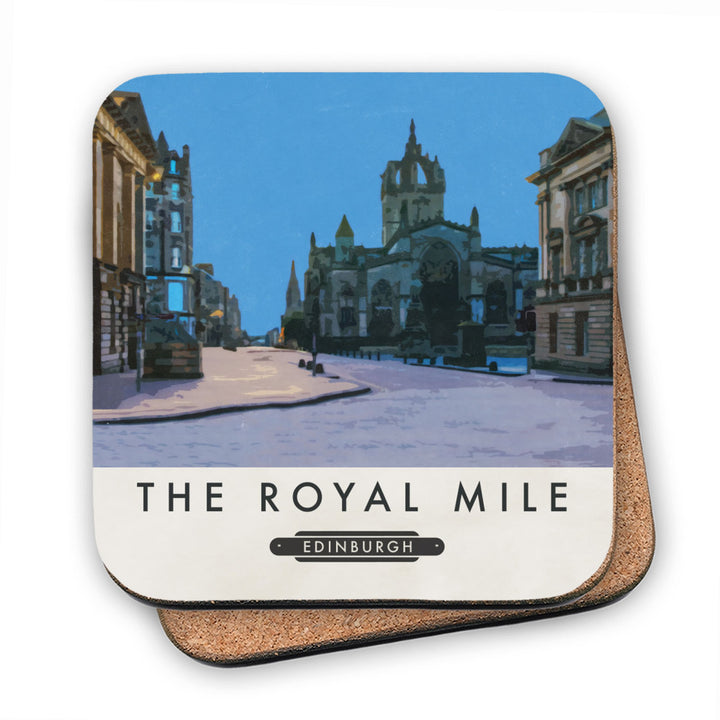 The Royal Mile, Edinburgh, Scotland MDF Coaster