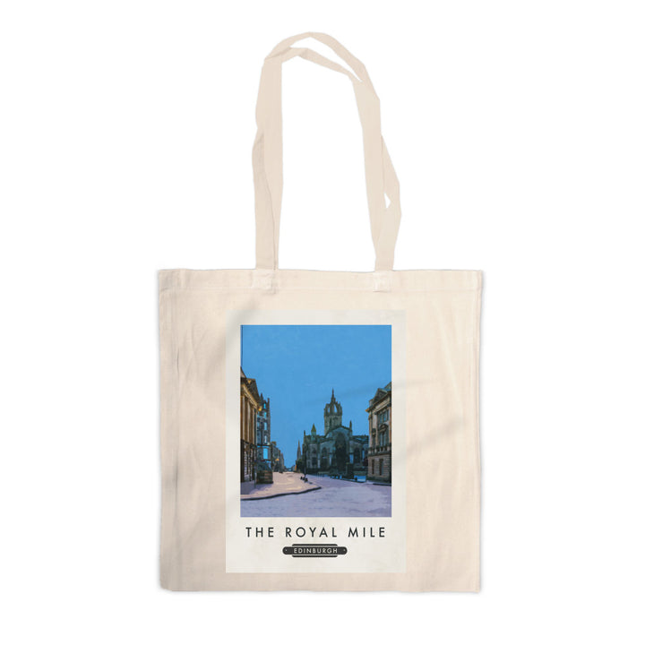 The Royal Mile, Edinburgh, Scotland Canvas Tote Bag