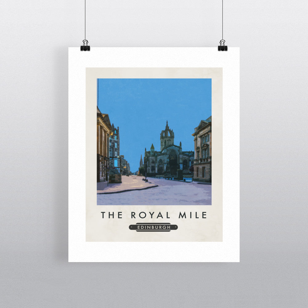 The Royal Mile, Edinburgh, Scotland - Art Print