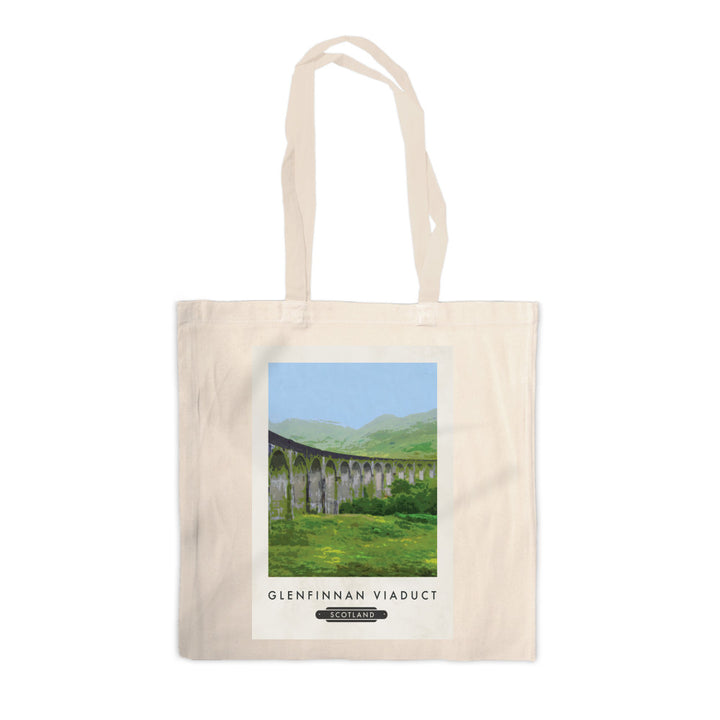 Glenfinnan Viaduct, Scotland Canvas Tote Bag
