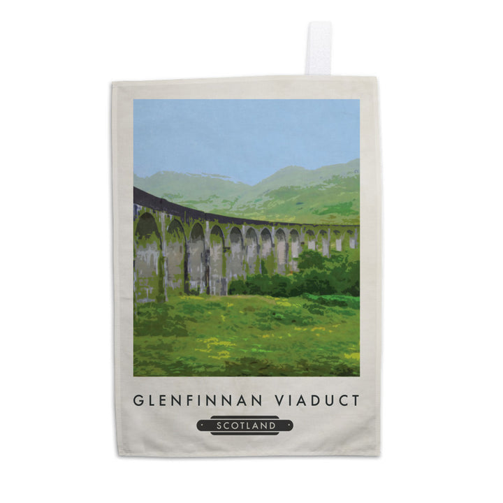 Glenfinnan Viaduct, Scotland Tea Towel