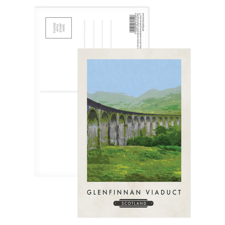 Glenfinnan Viaduct, Scotland Postcard Pack