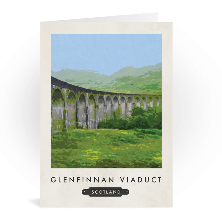 Glenfinnan Viaduct, Scotland Greeting Card 7x5