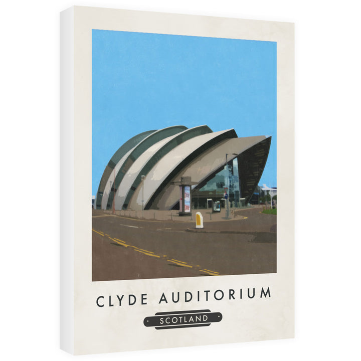 Clyde Auditorium, Scotland 60cm x 80cm Canvas