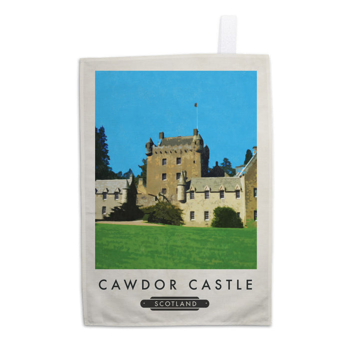 Cawdor Castle, Scotland Tea Towel