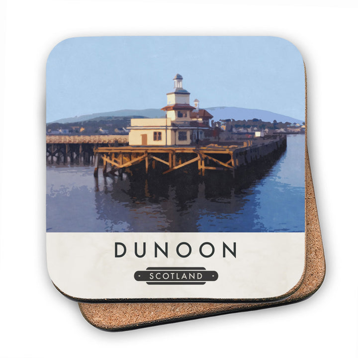 Dunoon, Scotland MDF Coaster