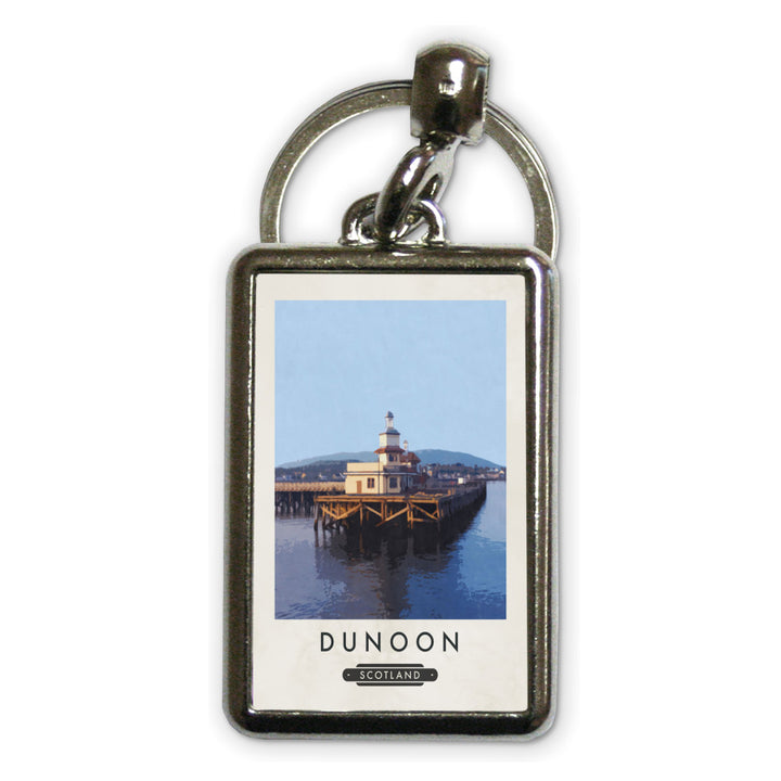 Dunoon, Scotland Metal Keyring