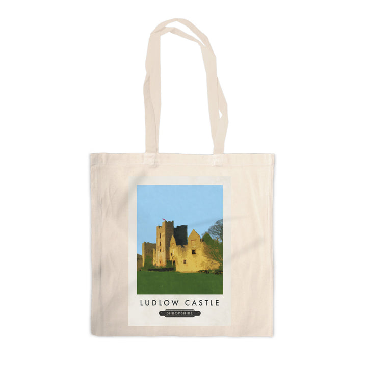 Ludlow Castle, Shropshire Canvas Tote Bag