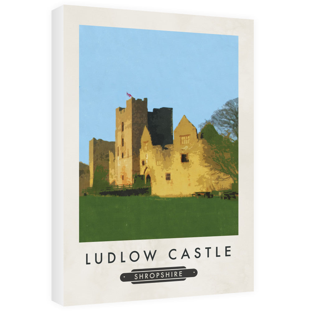 Ludlow Castle, Shropshire 60cm x 80cm Canvas