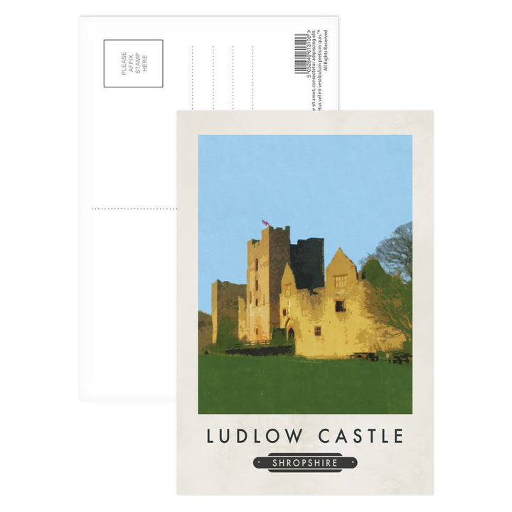 Ludlow Castle, Shropshire Postcard Pack