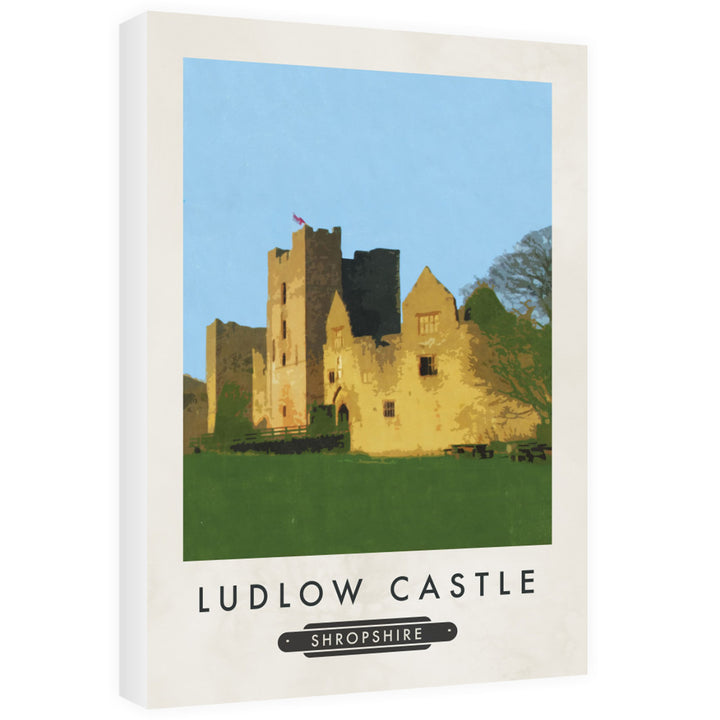 Ludlow Castle, Shropshire 60cm x 80cm Canvas