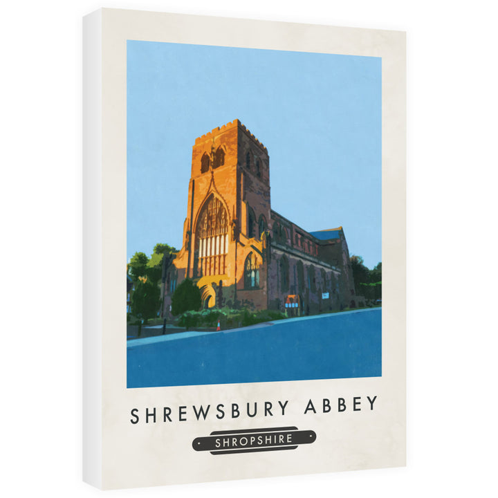 Shrewsbury Abbey, Shropshire 60cm x 80cm Canvas