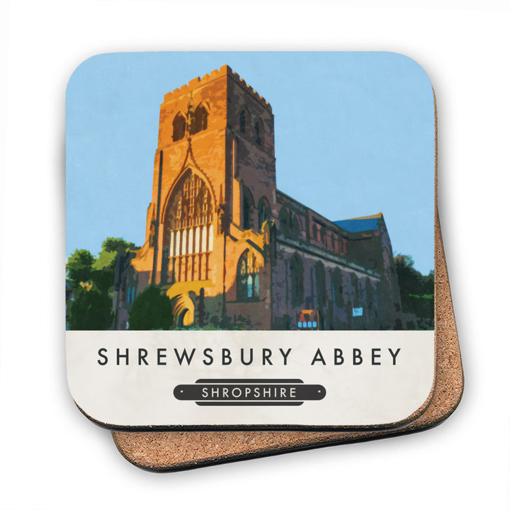 Shrewsbury Abbey, Shropshire MDF Coaster