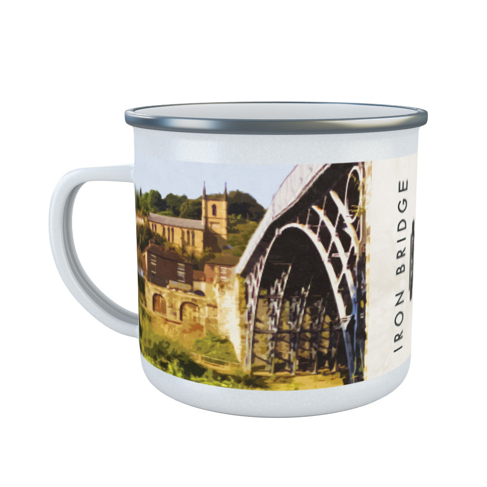 Ironbridge, Telford, Shropshire Enamel Mug