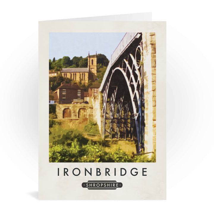Ironbridge, Telford, Shropshire Greeting Card 7x5