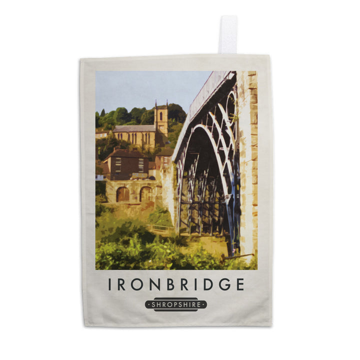 Ironbridge, Telford, Shropshire Tea Towel