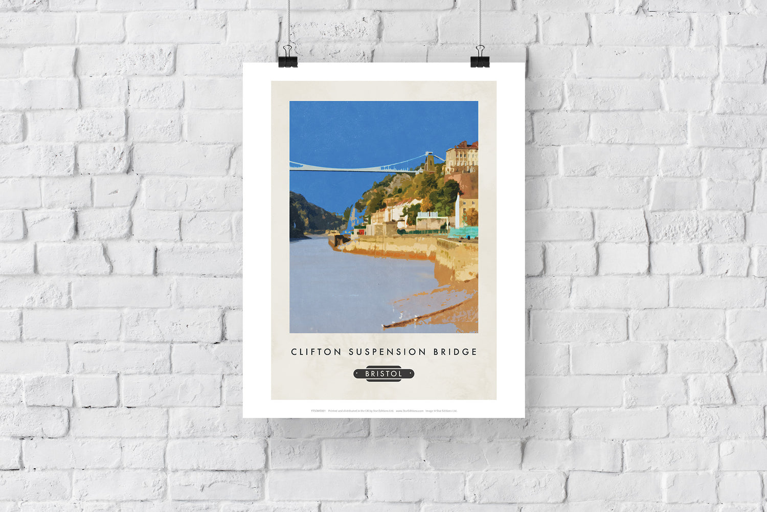 The Clifton Suspension Bridge, Bristol - Art Print