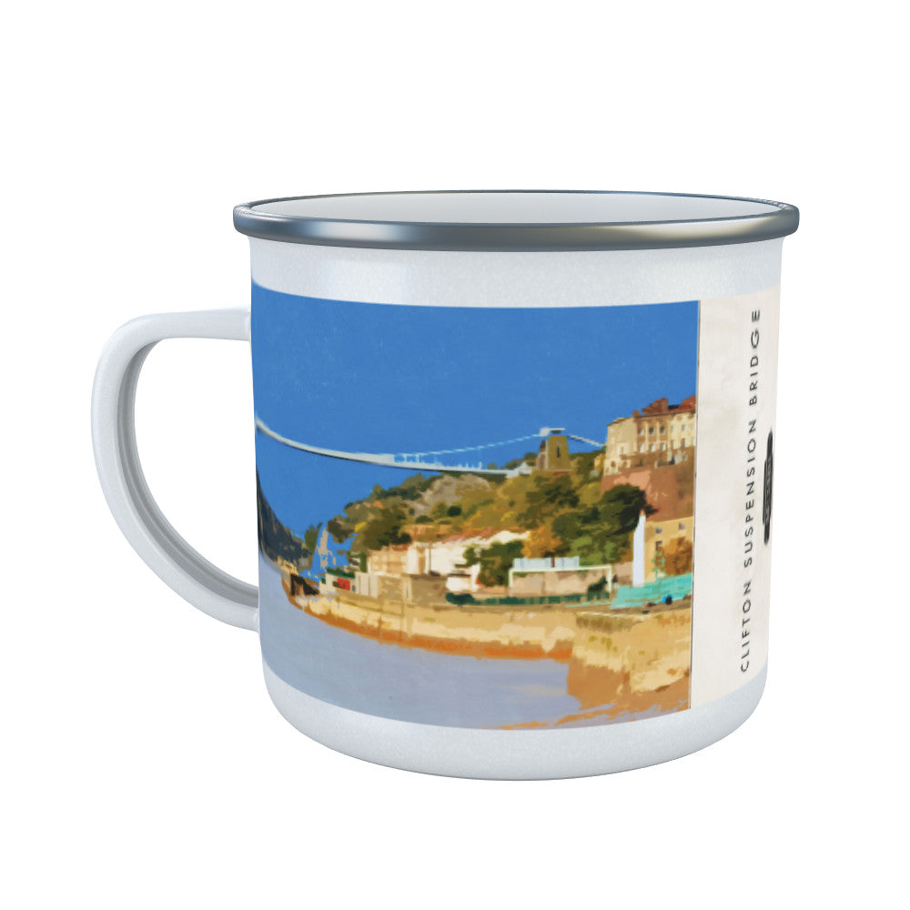 The Clifton Suspension Bridge, Bristol Enamel Mug