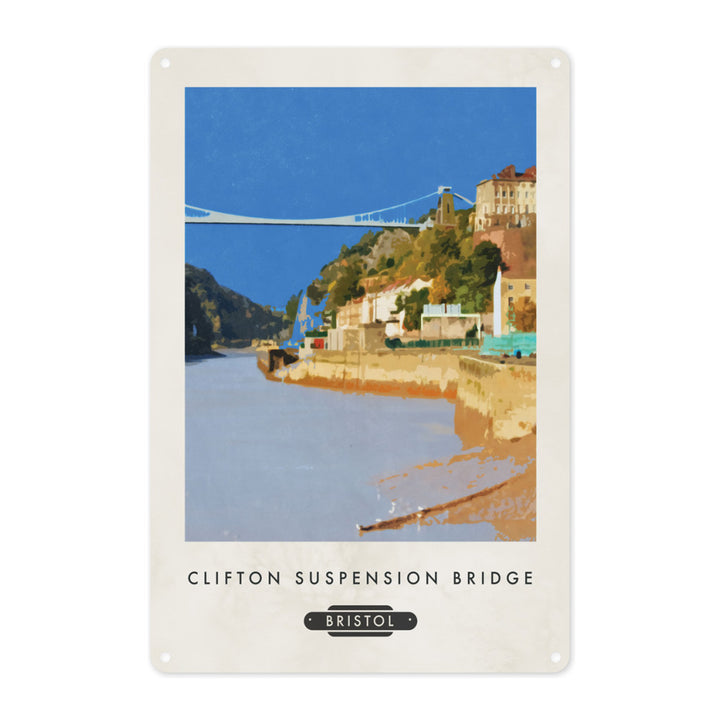 The Clifton Suspension Bridge, Bristol Metal Sign