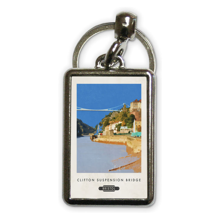 The Clifton Suspension Bridge, Bristol Metal Keyring