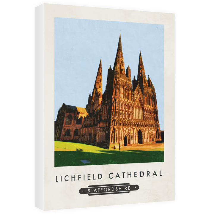 Lichfield Cathedral, Staffordshire 60cm x 80cm Canvas