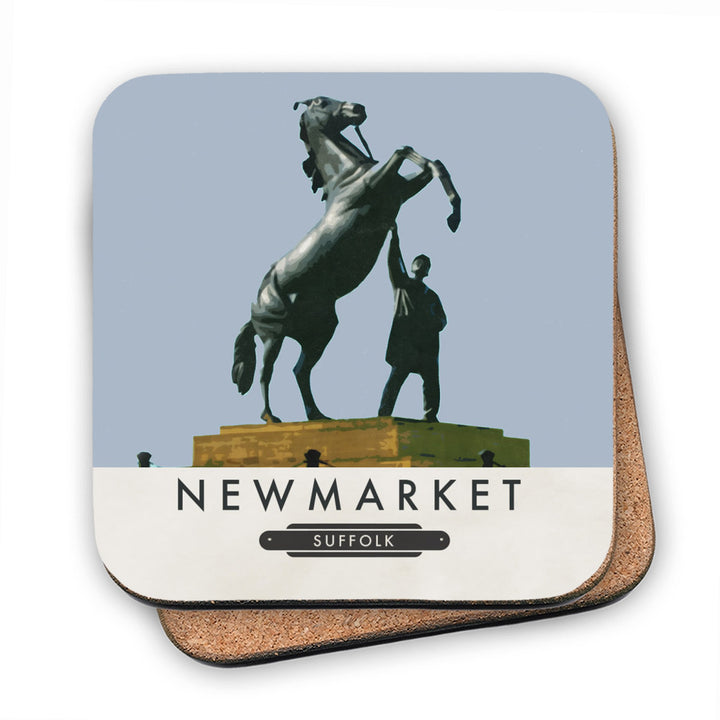 Newmarket, Suffolk MDF Coaster