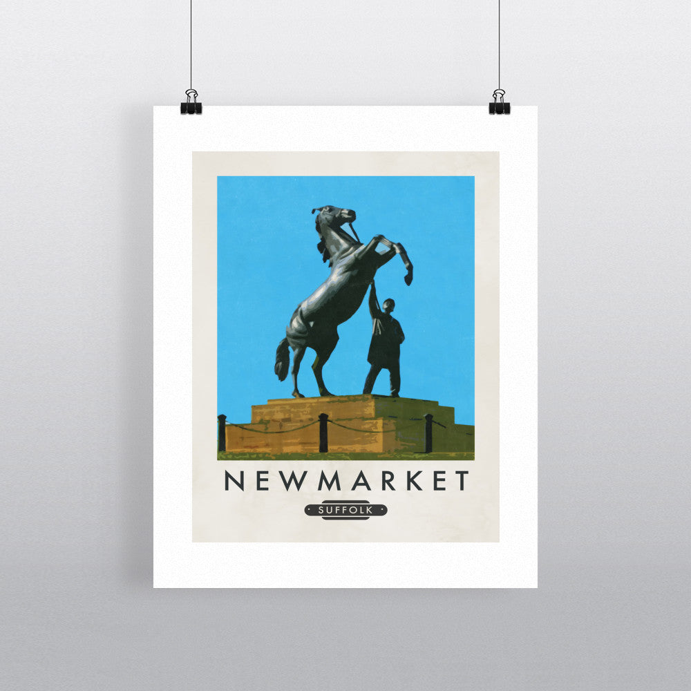 Newmarket, Suffolk 90x120cm Fine Art Print