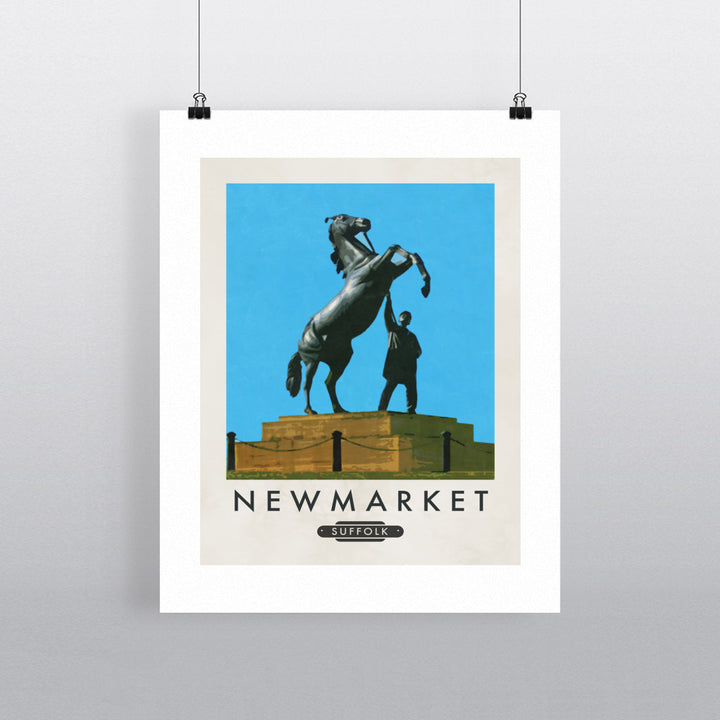 Newmarket, Suffolk 90x120cm Fine Art Print