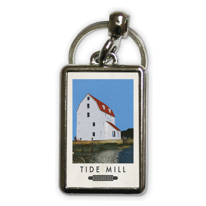 The Tide Mill, Woodbridge, Suffolk Metal Keyring