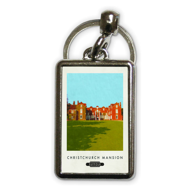 Christchurch Mansion, Ipswich, Suffolk Metal Keyring