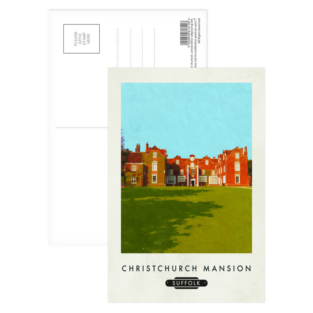 Christchurch Mansion, Ipswich, Suffolk Postcard Pack