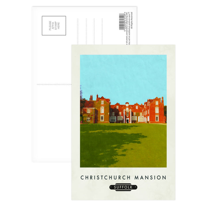 Christchurch Mansion, Ipswich, Suffolk Postcard Pack