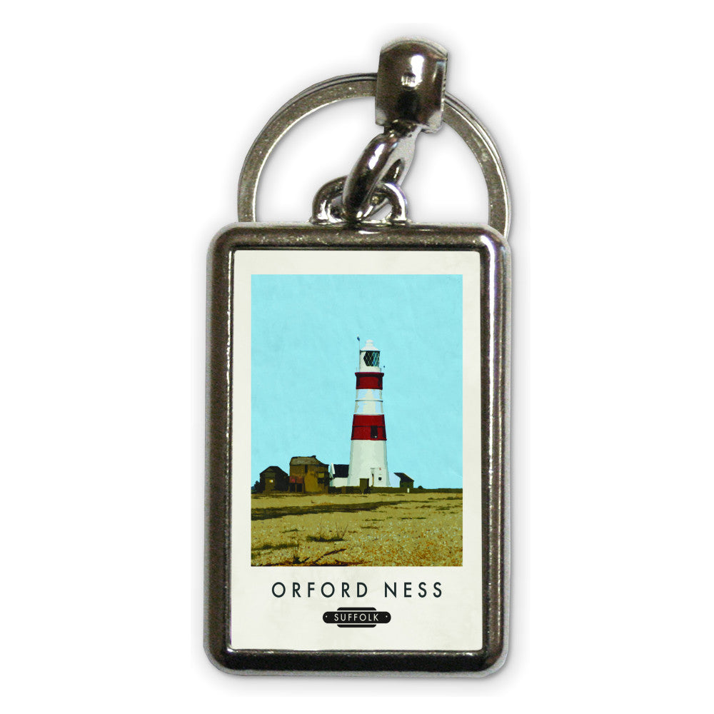 Orford Ness, Suffolk Metal Keyring