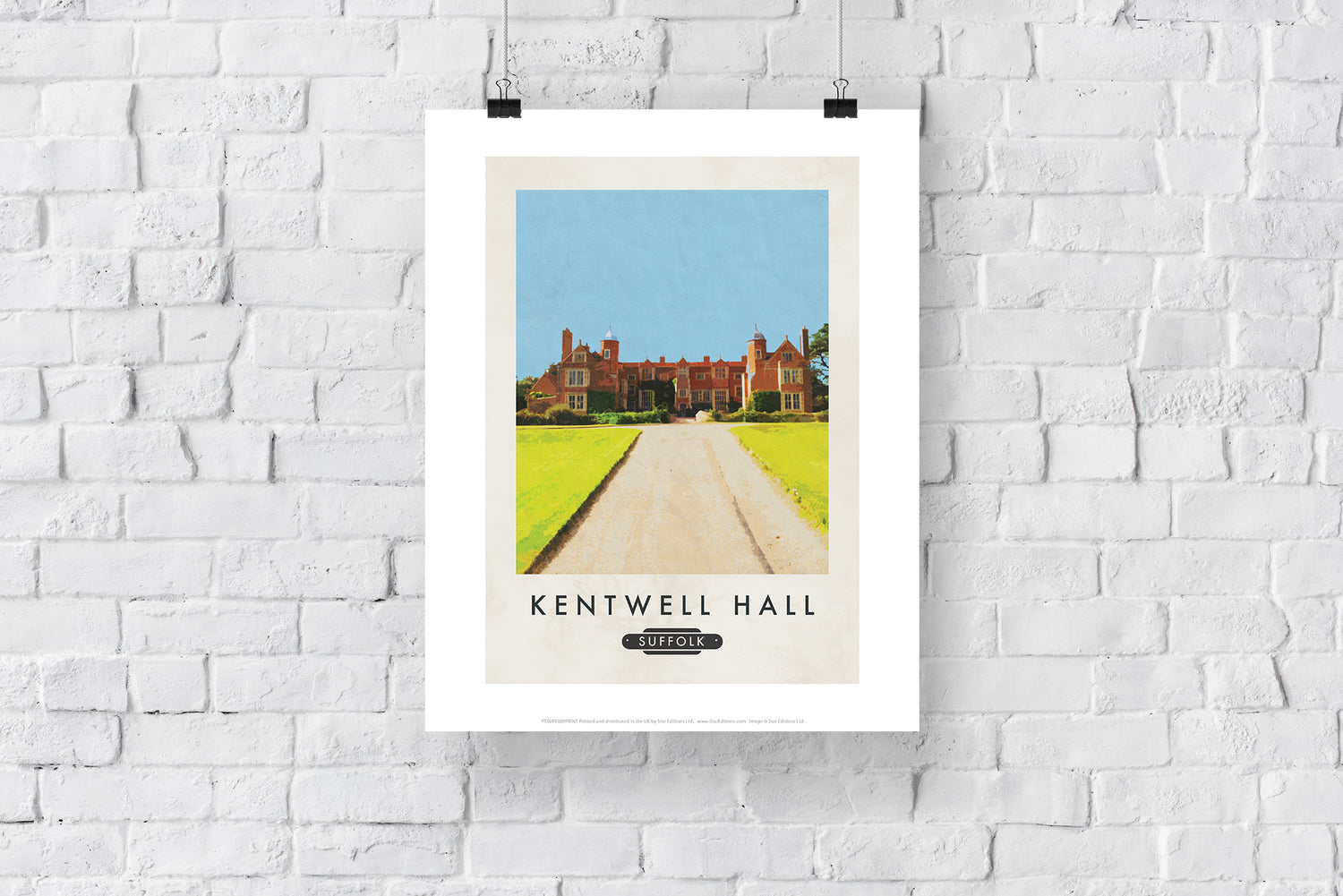 Kentwell Hall, Sudbury, Suffolk - Art Print
