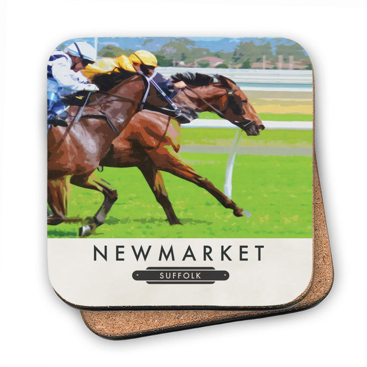 Newmarket, Suffolk MDF Coaster